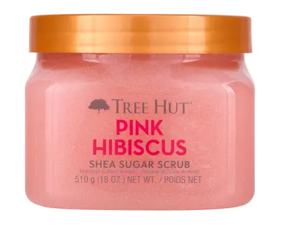 Scrub de corp Pink Hibiscus Shea Sugar, 510g, Tree Hut