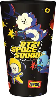 Pahar de apă GB eye Animation: BT21 - Space Squad, 400 ml