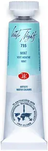 Vopsea de acuarelă Paleta Nevskaya Leningrad, Nopti albe - 735, Menta, 10 ml