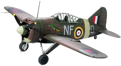 Model de asamblare TAMIYA Militar: Avioane - Brewster B-339 Buffalo - "Pacific Theater" (TAM61094)