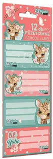 Etichete elevi Lizzy Card Lil Babe - 12 buc