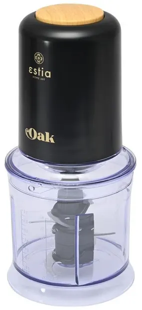 Tocător Estia - Oak, 0.7 l, 2 viteze, 400W, negru