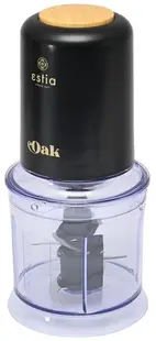 Tocător Estia - Oak, 0.7 l, 2 viteze, 400W, negru