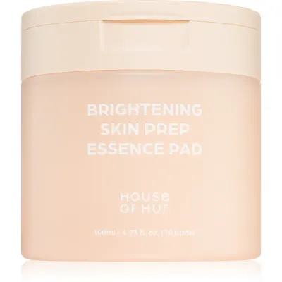 House of Hur Brightening Skin Prep Essence Pad dischete de tonifiere pentru uniformizarea nuantei tenului 140 ml