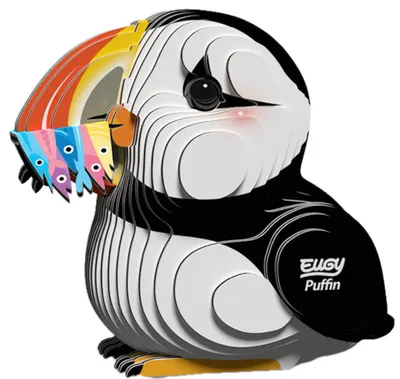 Figurină 3D de asamblat Eugy - Pufin