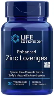 Enhanced Zinc Lozenges, 30 comprimate masticabile vegetale, Life Extension
