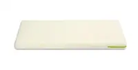 Saltea pentru patut copii Sensillo 90x40x7cm spuma-cocos cu husa din tesatura cu Aloe Vera,husa detasabila cu fermoar