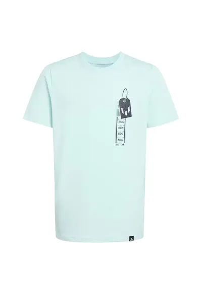 Tricou Y Messi Fun G T KB9475 Copii Turcoaz - Turcoaz