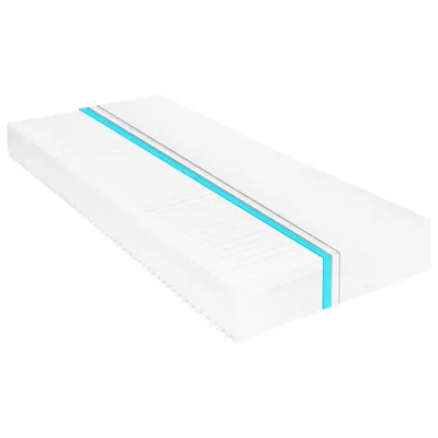 vidaXL Saltea, 140x200 cm, 7 zone, spumă PU, 16 cm, H2 H3