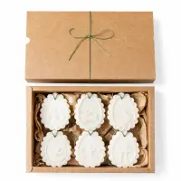 Set cadou Paște cu 6 odorizante pentru dulap din ceară de soia, forme festive - Zambilă & Iasomie