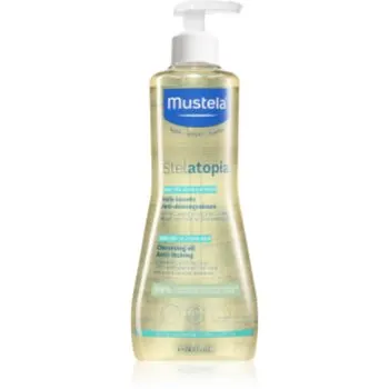 Mustela Bébé Stelatopia ulei baie de pentru copii și corp pentru piele atopica