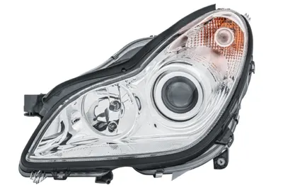 Far stanga (H7 PY21W W5W, electric, cu motoras, fundal cromat, fundal transparent) MERCEDES Clasa CLS (C219) 2004-2010
