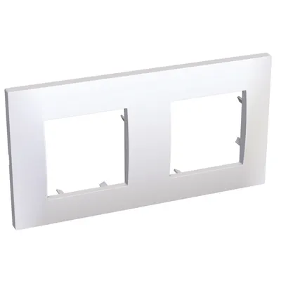 Altira - cover frame - 2 gangs horizontal - white - 71 mm