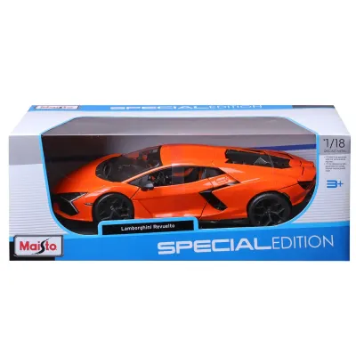 Masina din metal, Maisto, Lamborghini Revuelto, 1:18, Portocaliu