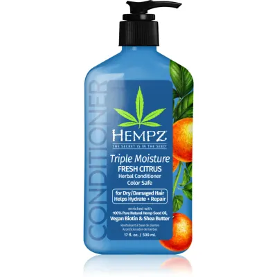 HEMPZ Triple Moisture balsam hidratant pentru păr 500 ml