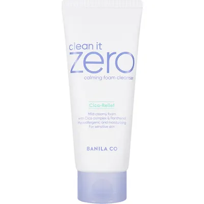 Clean It Zero Calming Foam Cleanser, spumă de curățare calmantă, 150 ml, BANILA CO