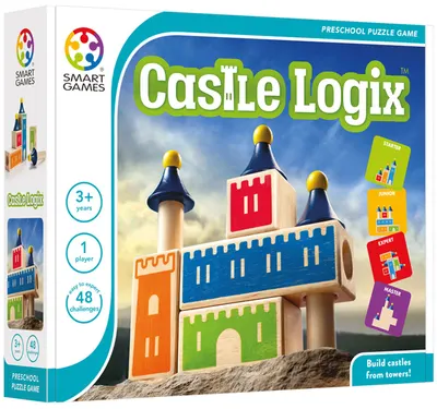 Joc de logică pentru copii Smart Games Preschool Wood - Castel logic