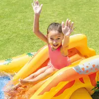 Loc de joaca 5 in 1 pentru copii, Mini Aqua Park gonflabil, acvatic, pentru gradina, dimensiune 249 x 191 x 109 cm