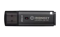 Memorie USB Kingston IronKey Locker+ 50 G2 256 GB, USB Type-A, Negru