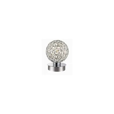 Veioza cu cristale incorporate in interior 1x40W Crom