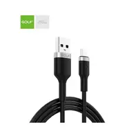 Cablu incarcare micro USB 3A NEGRU, 71m GOLF