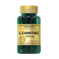 L-Carnitina 1000mg Premium, 60 comprimate, Cosmopharm