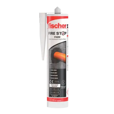 Fischer Figm 310 Intumescent Graphite Mastic 310ml