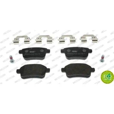 Set placute frana, frana disc FERODO FDB4186