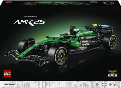 Constructor LEGO Technic Formula 1 - Mașină Aston Martin Aramco AMR25 F1 (42240)