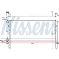 Radiator, racire motor NISSENS 65280A