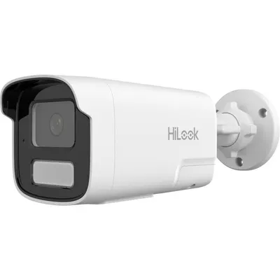 Camera IP Hikvision HiLook IPC-B420HA-LUF/SL, 2MP, lentila 4mm, Smart Hybrid Light 50m, microfon, difuzor, IP67