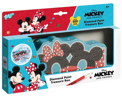 Totum Creative Kit - Decorează-ți propria cutie de comori Mickey Mouse