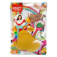 Nisip creativ, Crafy, 200 g, Galben