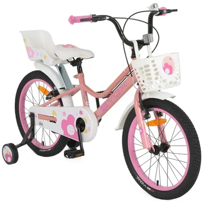 Bicicletă pentru copii Byox - Quincy 18'', roz
