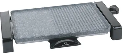 Grill Elekom - EK-17 M, 2000W, antiaderent, nervrat/plat, gri