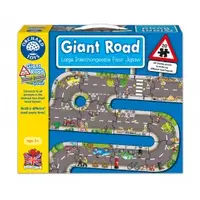 Puzzle gigant de podea traseu masini (20 piese) GIANT ROAD JIGSAW