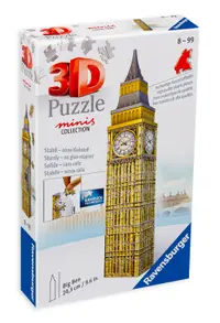 Puzzle 3D Ravensburger din 54 de piese - Mini Big Ben