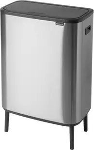 Coș de gunoi Brabantia - Bo Touch Hi, 60 l, Matt Steel Fingerprint Proof
