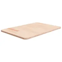 Gossi blat de baie, 60x40x1,5 cm, lemn masiv netratat
