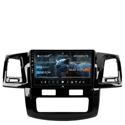 Navigatie Toyota Hilux (2008-2014), Android, P-Octacore 2GB RAM + 32GB ROM, 9 Inch - AD-BGP9002+AD-BGRKIT081