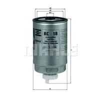 Filtru combustibil KNECHT KC 18