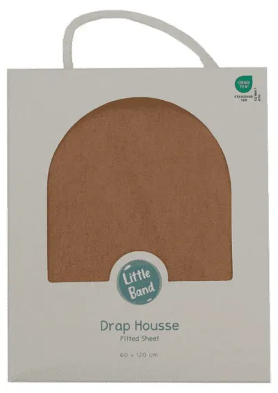 Cearșaf cu elastic Little band – 60x120 cm, Cireșe