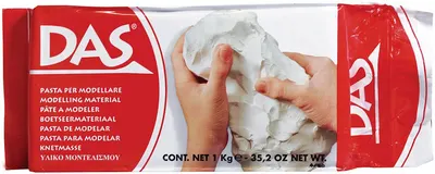Argilă auto-uscătoare DAS - Alb, 1 kg