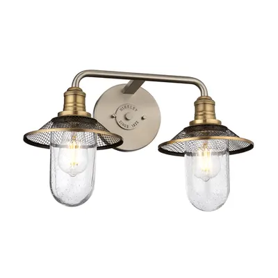 Aplica Rigby 2 Light Wall Light – Antique Nickel