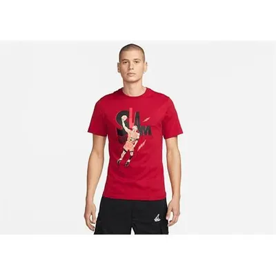 Tricou universal dh8948687 cu mânecă scurtă bordo bărbătesc