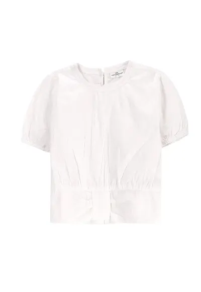 Tricou fete WC5140201FGJ - Bumbac - Alb