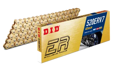Lant transmisie curse Exclusive D.I.D Chain 520ERV7 120 zale Gold Gold