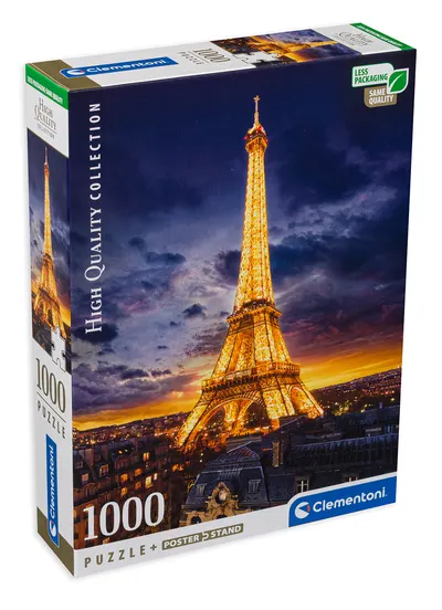 Puzzle Clementoni din 1000 de piese - Turnul Eiffel