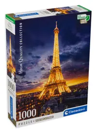 Puzzle Clementoni din 1000 de piese - Turnul Eiffel