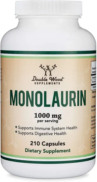 Monolaurin, 210 capsule, Double Wood